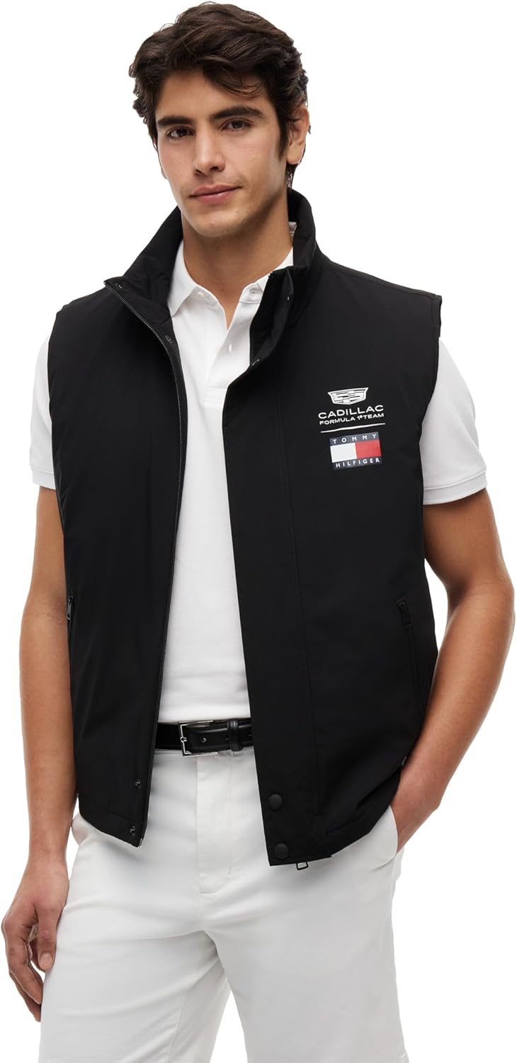 Tommy Hilfiger Formula 1 mens Tommy X Cadillac F1® Team Logo Vest