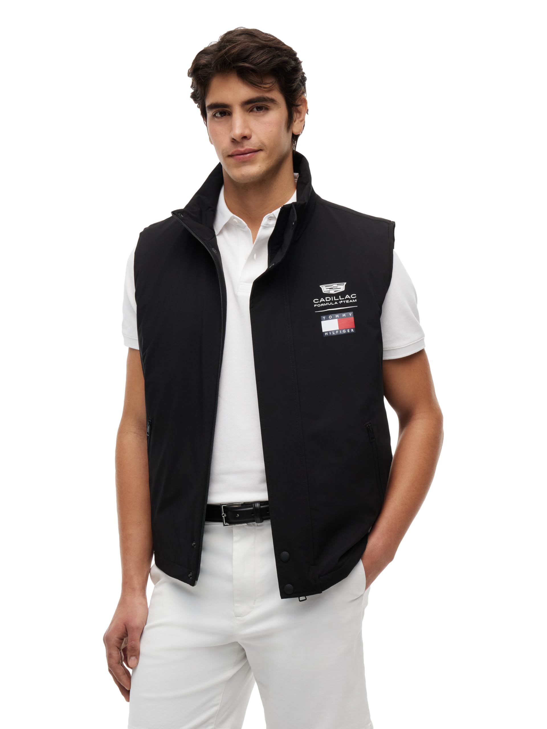 Tommy Hilfiger Formula 1 mens Tommy X Cadillac F1® Team Logo Vest