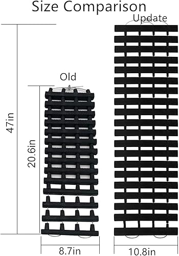 Miniatura 12 de JOJOMARK - Tapete de tracción de neumáticos, dispositivos de emergencia portátiles para nieve, hielo, barro y arena, uso para coches, camiones