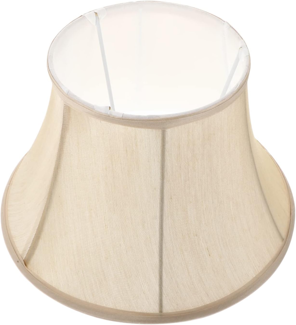 Beige Fabric Lampshade Stylish Barrel Light Cover for Table Floor and Wall Lamps Eye-friendly Design Durable Cloth Material for Modern Interiors
