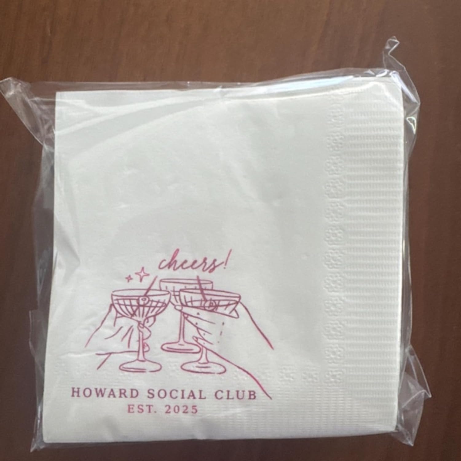 Tovaglioli da cocktail personalizzati, tovaglioli personalizzati per matrimoni con iniziali e data, 12,2 x 12,2 cm, tovaglioli personalizzati per ricevimenti di nozze, addio al nubilato, feste di