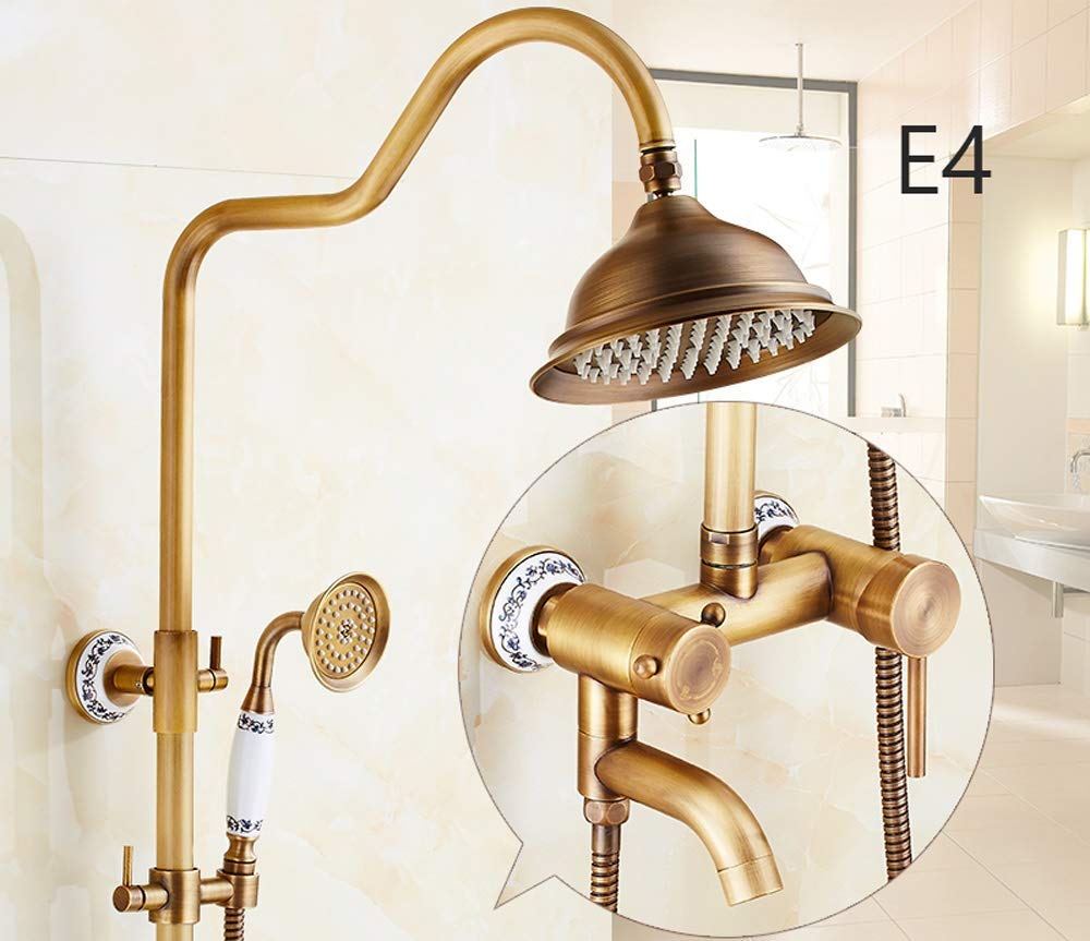 Robinet bidet rotatif CRODY mitigeur eau chaude et froide en cuivre pour salle de bain E4