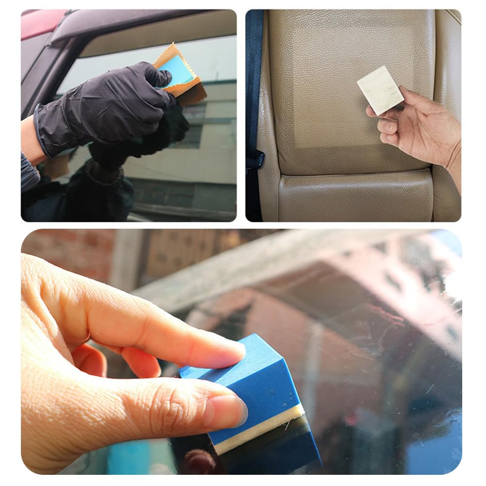 Putzschwamm kratzfrei 24stk Auto Schwämme Reinigungsschwämme applikator Pads