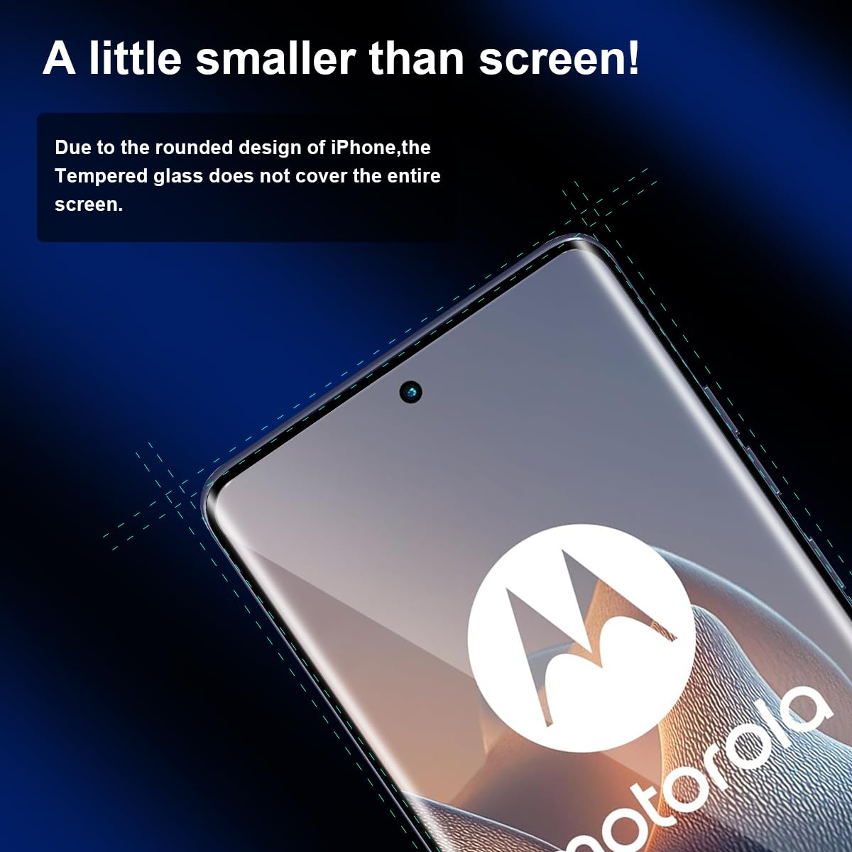 QULLOO Vetro Temperato Per Motorola Moto Edge 40 – Durezza 9H Antigraffio, 2 Pezzi Per Schermo + 1 Per Fotocamera