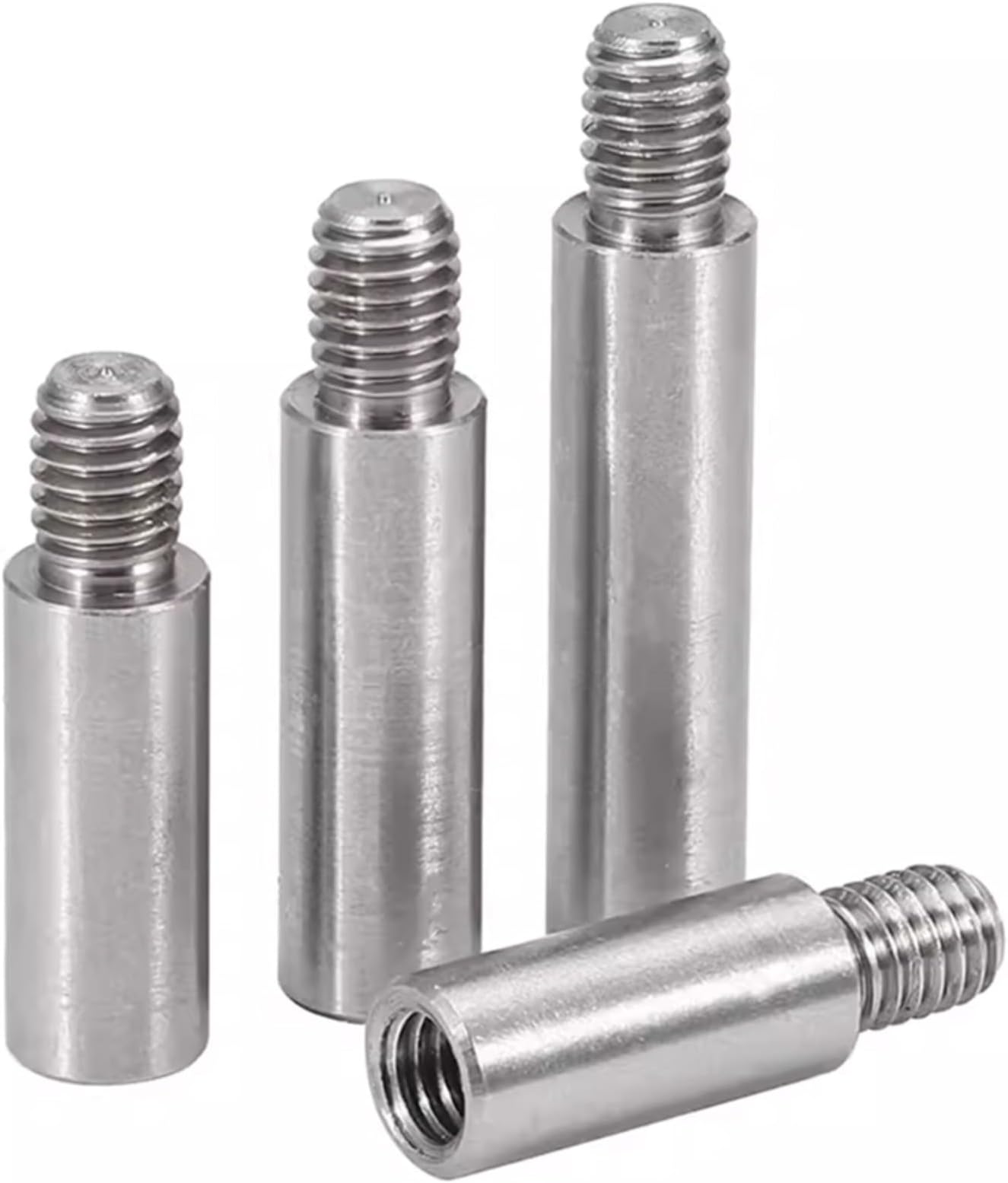 (10 PCS) 304 Stainless Steel Circular Internal Thread Extended Screws for DIY to Make M2X16+4mm.