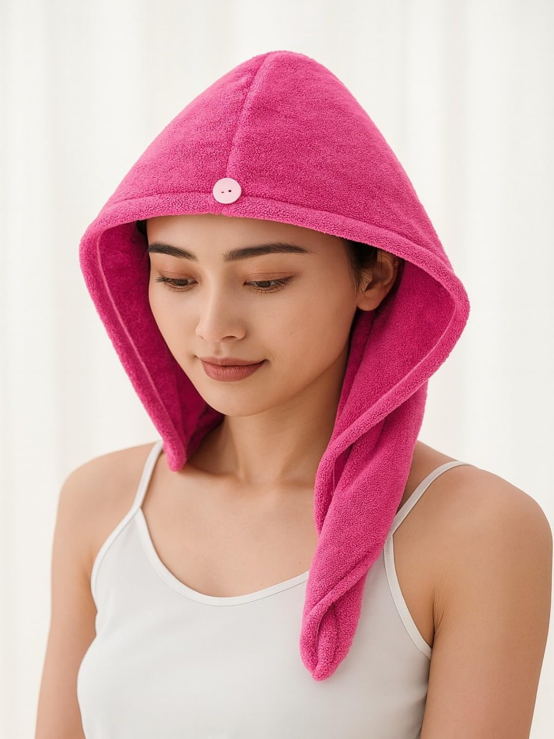 Peach Microfiber Bath Towel - Ultra Soft & Absorbent -19