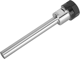 EVGATSAUTO Er16 Extension Chuck Holder, C12-ER16A-100L Collet Straight Shank Chuck Holder CNC Milling Tool Extension Lathe Rod