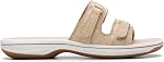 Clarks womens Breeze Piper Slide Sandal
