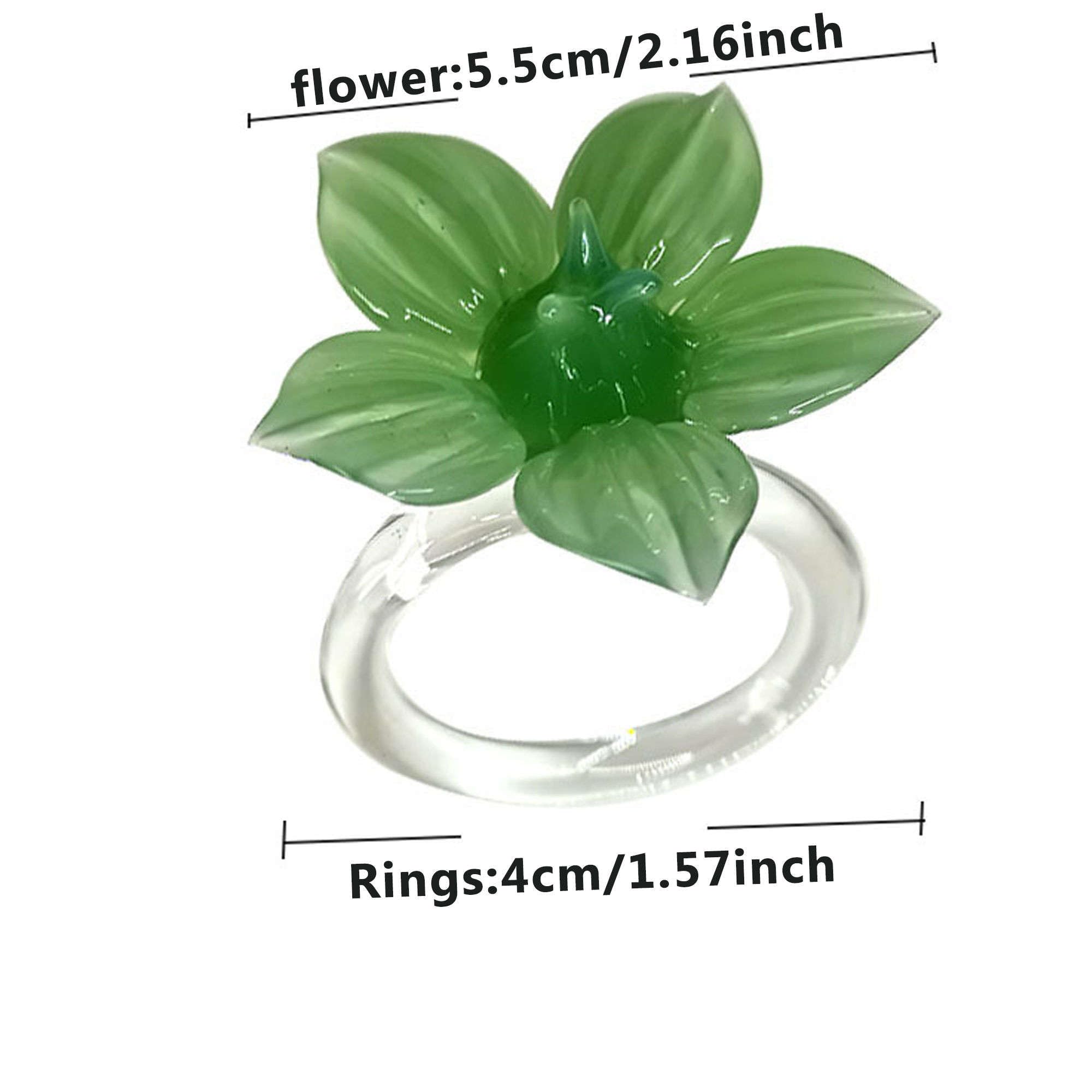 Portatovaglioli da tavolo, Fibbia porta tovagliolo in vetro girasole, set di 12 Portatovaglioli squisiti Anello in stoffa for la bocca for la decorazione della tavola di banchetti dell'hotel-Blue-1.57