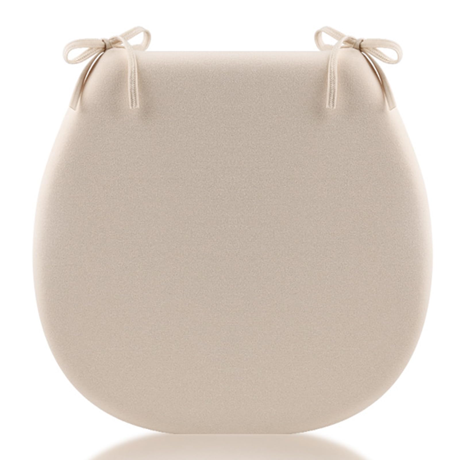 Galette de chaise antidérapante beige confort coton 40x40cm