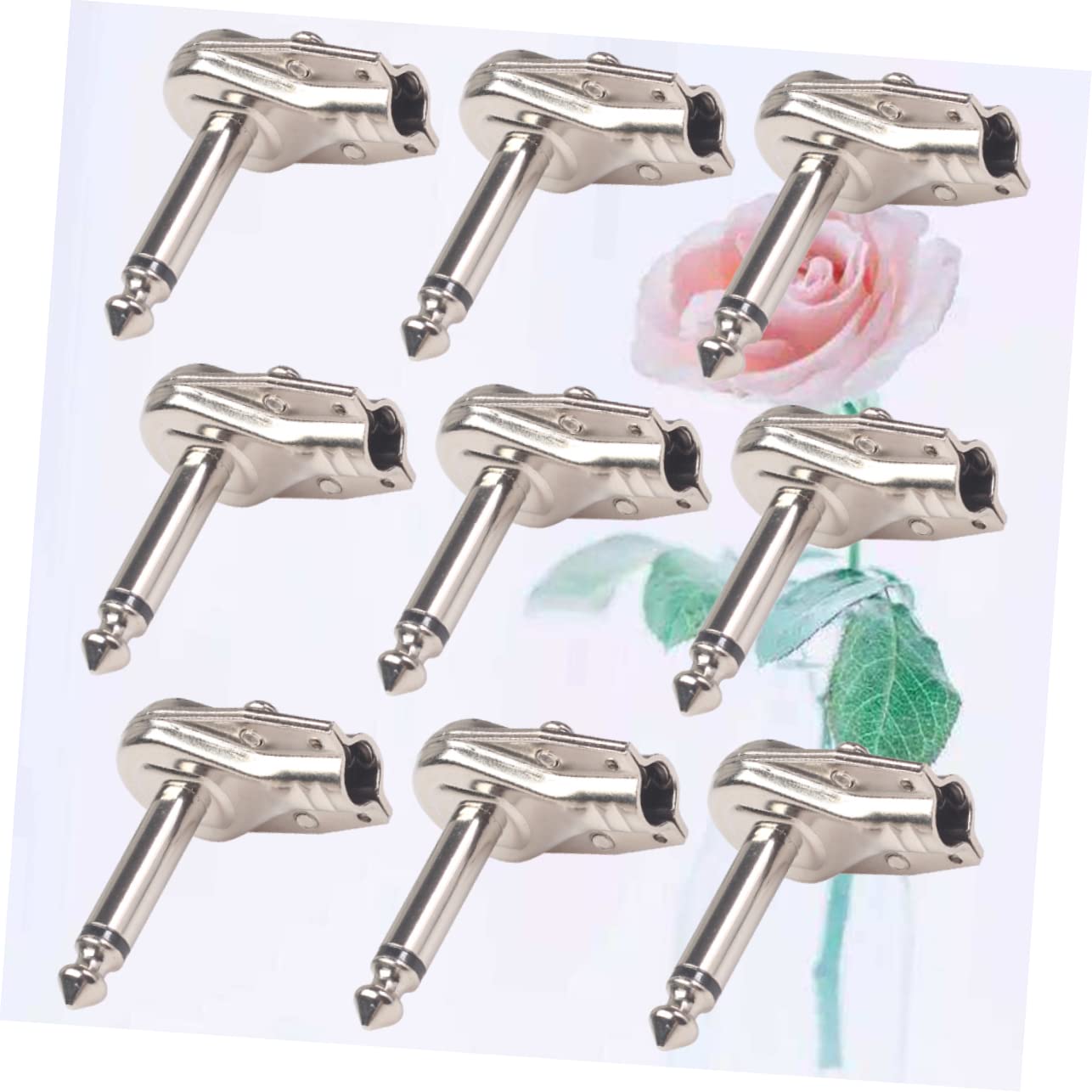Toyvian 20stücke Effektpedal Kabel Adapter Für Gitarren-effekte Silber Langlebig Und Platzsparend Für Pedalboards Und Professionelle Musiker