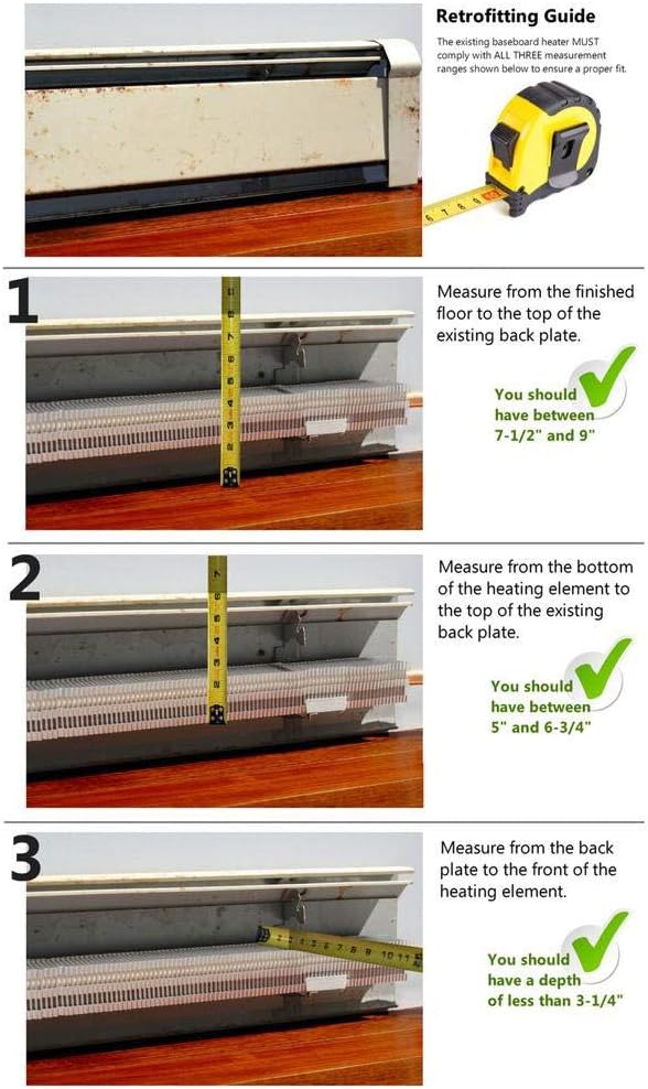 Childproof Baseboard Heater Cover Kit 6ft Length Amazon Com