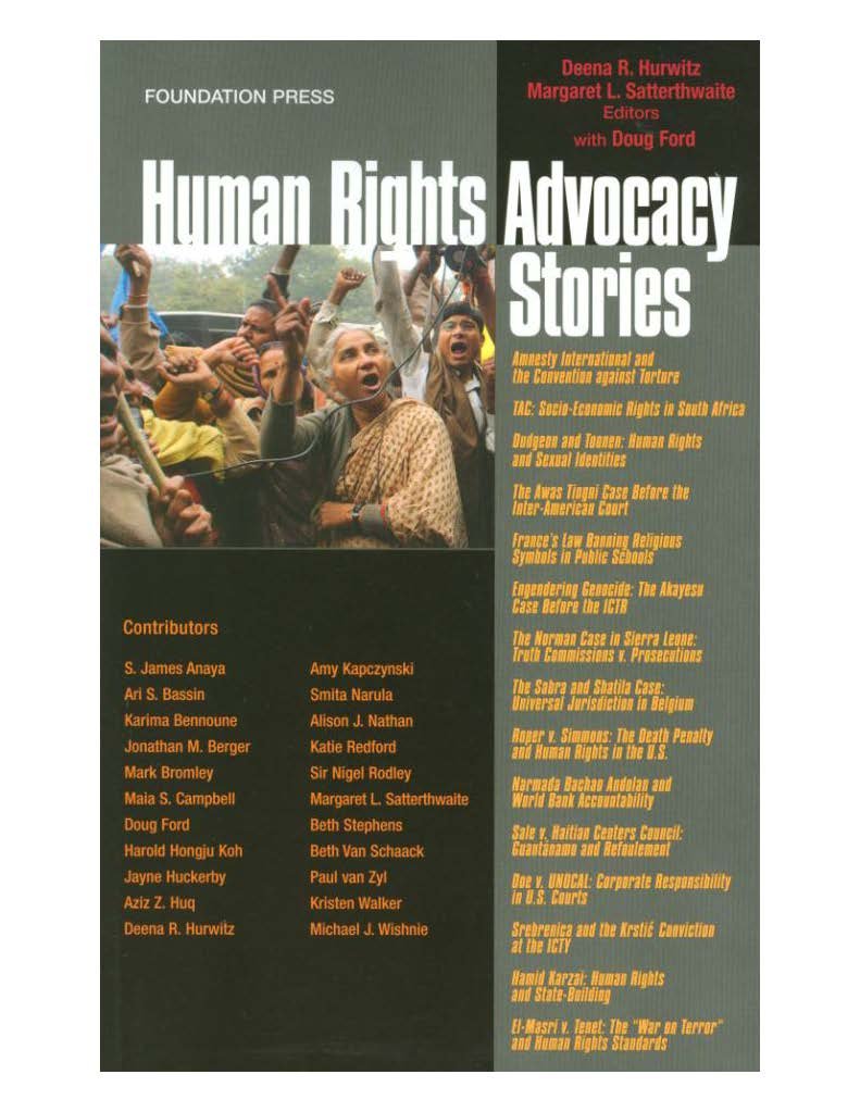 Human Rights Advocacy Stories (Law Stories)
