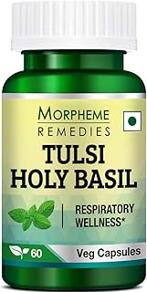 Morpheme Remedies Tulsi Holy Basil 500 mg - 60 Veg Capsules