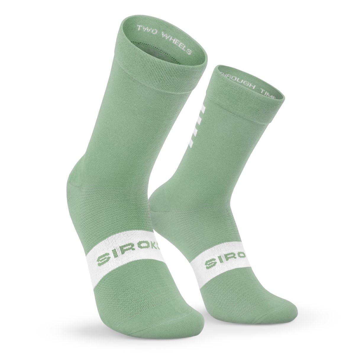 SIROKO - Calcetines de Ciclismo S1 Olive Sa Calobra - XL-​XXL - Verde oliva