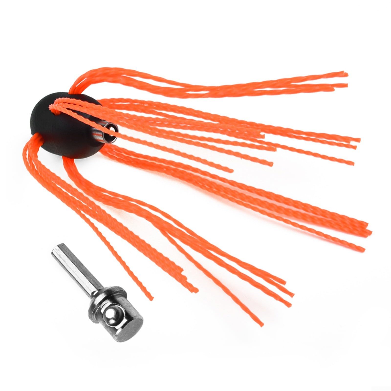 FAXIOAWA Kit Spazzola per Camino con 1 connettore + Spazzola per Camino, Kit di Pulizia per Condotto d'Aria, Strumento per Spazzola per Canna fumaria/Camino/fognatura/Cappa aspirante