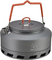Vista 1 de Bulin Hervidor de camping 1.6L Intercambio de calor Campamento té cafetera ligero al aire libre senderismo equipo tetera portátil