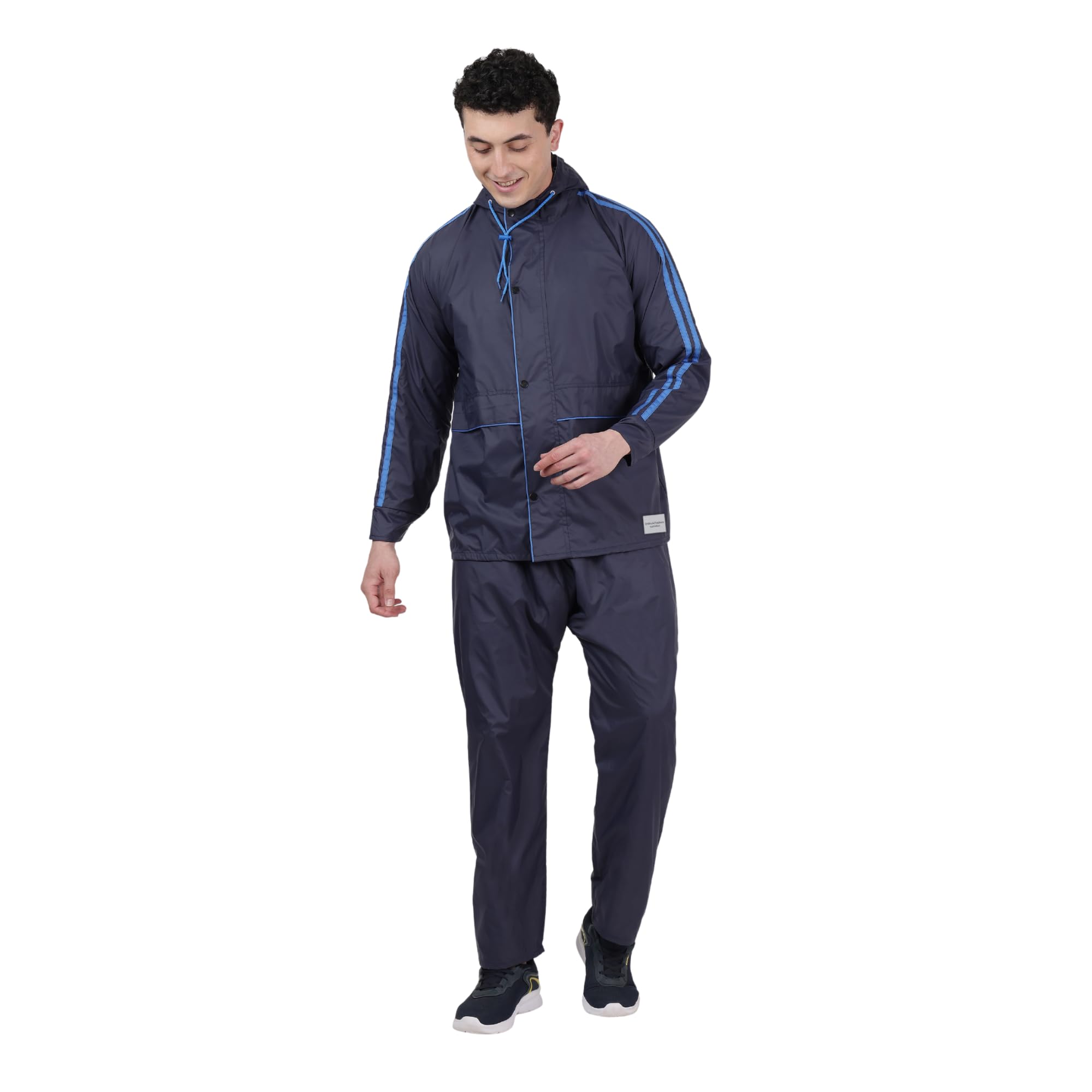 indian terrain Men's Rain Coat with Pant and Pocket waterproof and heavy duty-picture-33
