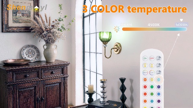 Image of Set of 2 Vintage Battery Operated Wall Sconce, Rechargeable Wall Lamp with 5000mAh Battery & Remote Control, Dimmable Wall Lights with tulip shade for Bedroom Bathroom Living Room, (Tulip Green Up)