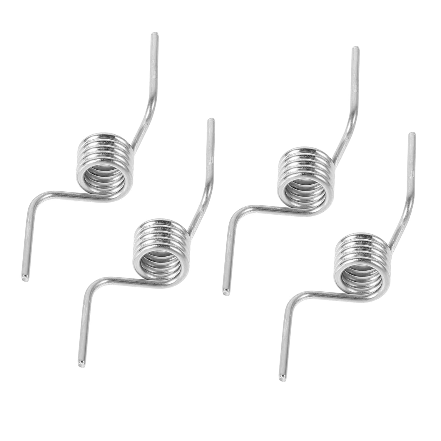 SOLUSTRE 4pcs Refrigerator Door Spring Enhanced Stability Strength Steel Fridge Door Spring Replacement Part for Refrigerator Accessory