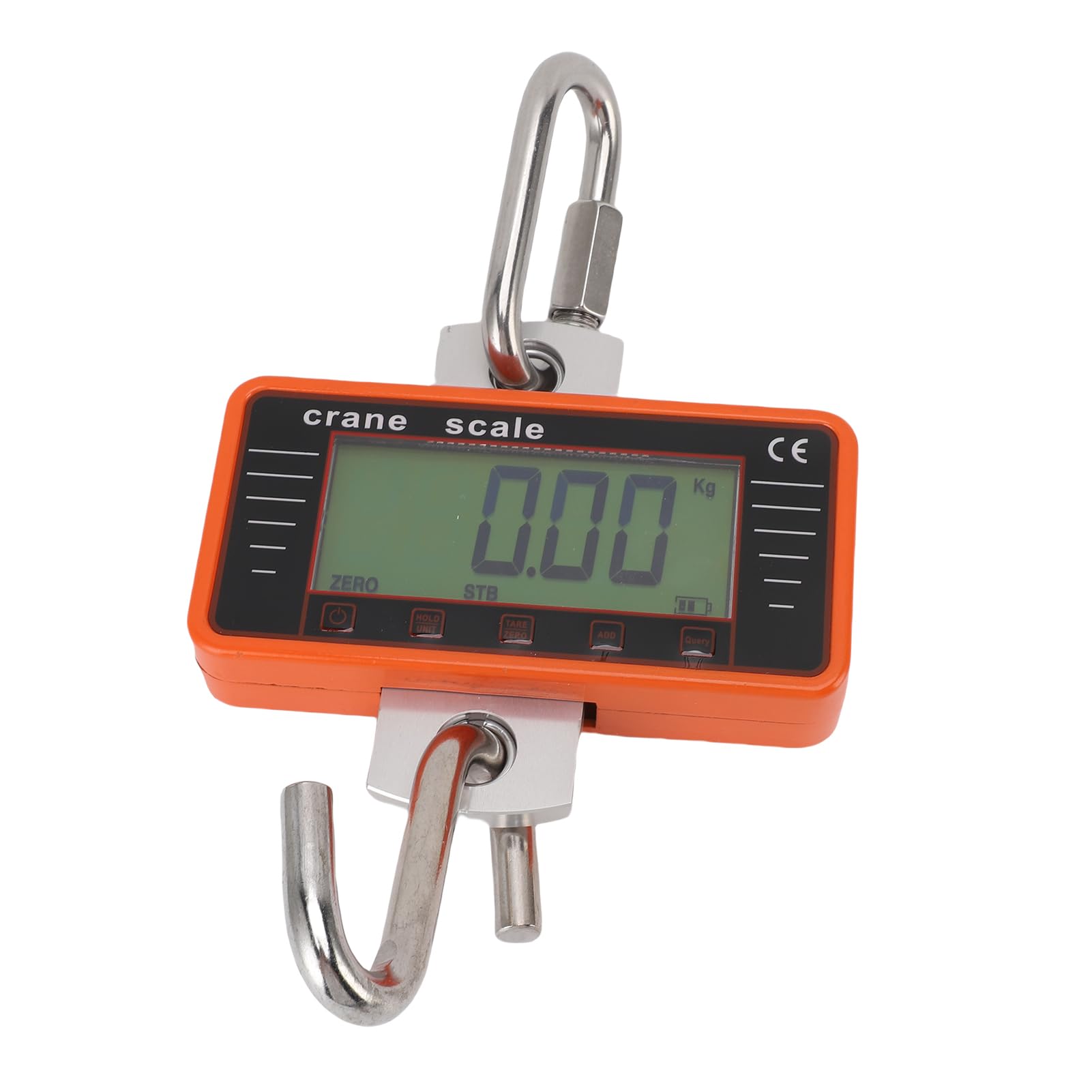 Fafeicy Balance de Grue 500 Kg Balance Numérique Suspendue 1100 Lb avec Rétroéclairage LCD 4" Mise Hors Tension Automatique pour L'industrie de la Construction, la Pêche, les Voyages (500KG- Anglais