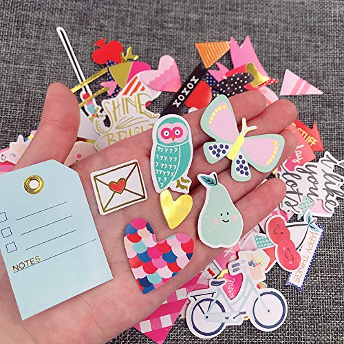 Scrapbook Stickers80Pcs Cardstock Stickers Love Stickers Decorative Masking Stickers For Personalize Laptop Scrapbook Daily Planner And Crafts #TOP1