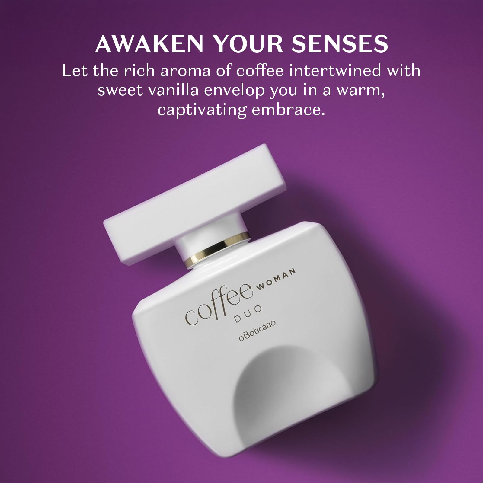 O Boticário Woman Coffee Duo Eau de Toilette 100ml I Colonia Perfume Para Mujer I Fragancia Amadeirado Gourmand Floral Café con Leche, Frutas Negras y Flores