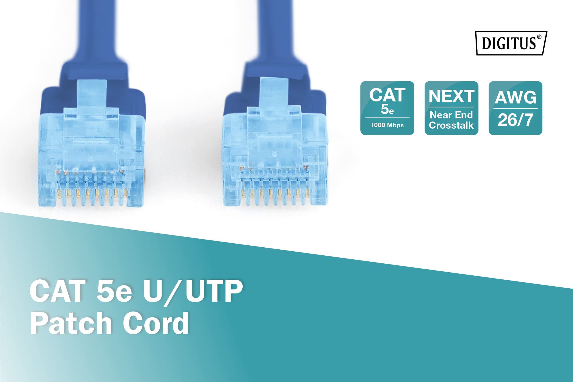 Cavo Patch CAT.6 U UTP,LSZH 0,5m Blu | DIGITUS - Foto 8
