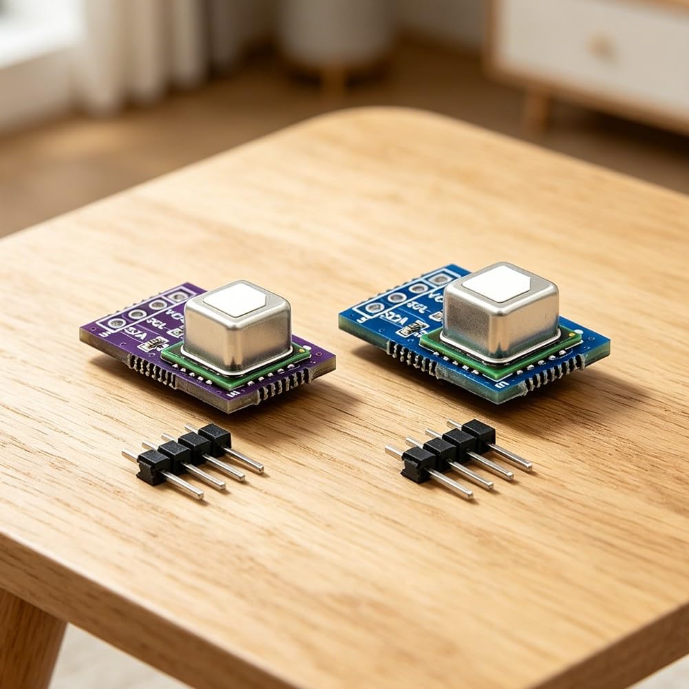 SCD40 - Módulo de sensor con temperatura y humedad, interfaz I2C alto para agricultura HVAC, hogar inteligente, diseño compacto