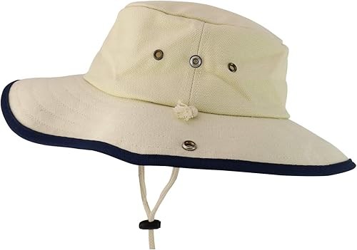 Miniatura 5 de Trendy Apparel Shop Cotton Canvas Snap Brim Wide Brim Outdoor Sun Hat
