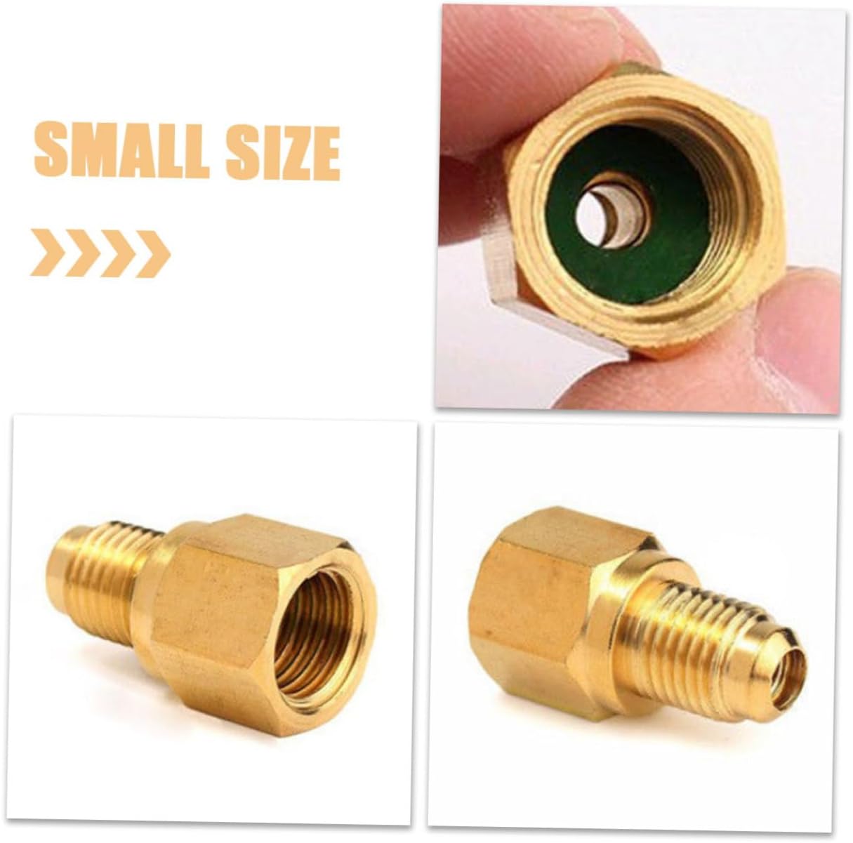 Air Conditioning Adapter for Car 1/4 to 1/2 Inch Conversion Easy Install Fitting Universal Compatibility