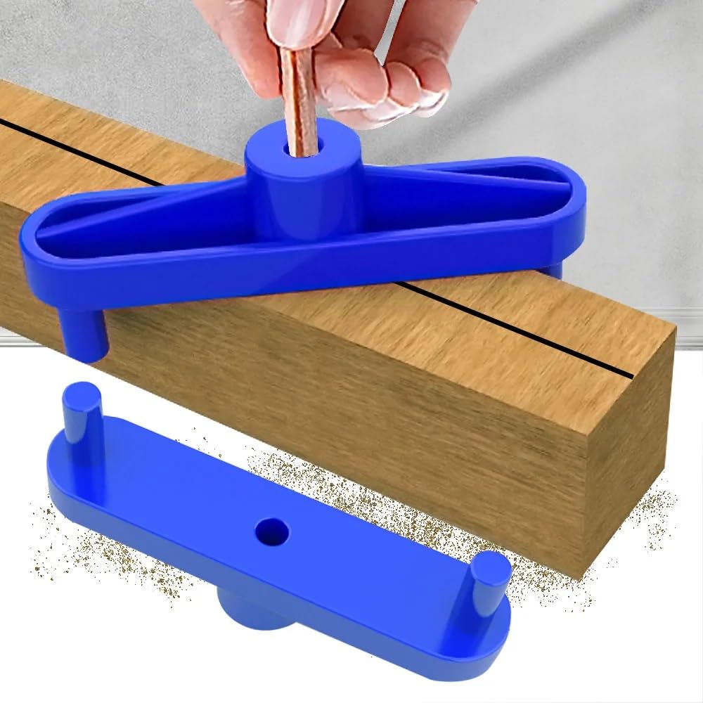 2 Pack Center Scribe Line Locator Scriber Center Finder Marker Positioner Positioning Ruler Scribing Gauge Centerline Measuring Tool for Woodworking Wooden DIY — Amazon image 6