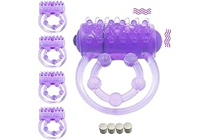 Atukiree Vibrating Cock Rings with Bullet Vibrator