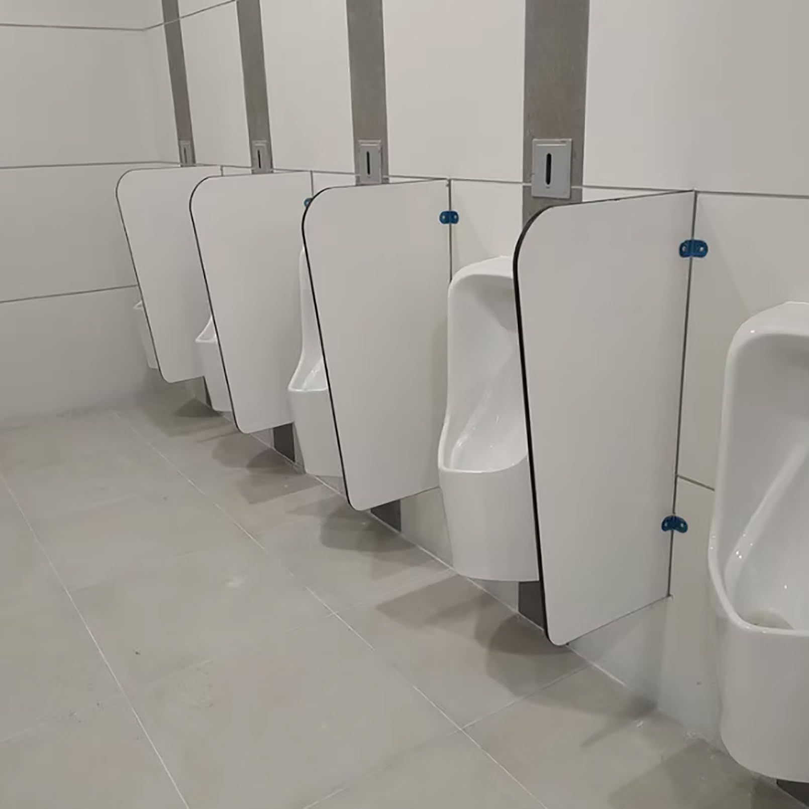Divisorio per orinatoio, Schermo divisorio per orinatoio a Parete, 3 Pezzi (90x40 cm) - Divisorio per WC Resistente per scuole, Centri Commerciali e bagni pubblici - Migliora la Privacy e l'