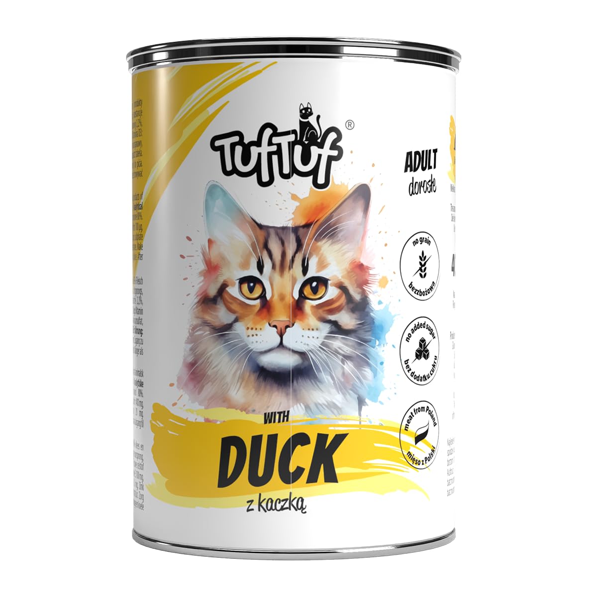TufTuf Katzenfutter Nass Dose 48x400g Ente