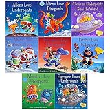 Aliens love underpants collection 8 books set by claire freedman (aliens love underpants, dinopants, save the world, panta claus, dinosaurs love, pirates love, monsters love, a world book day book)