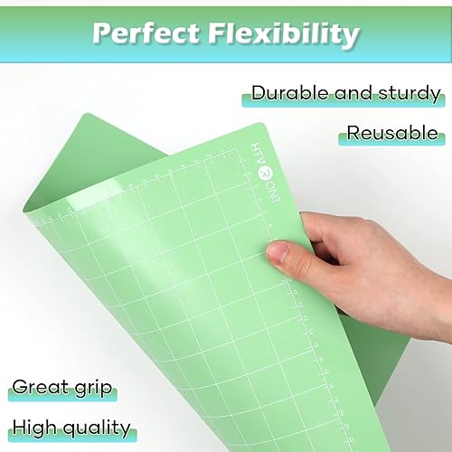 Miniatura 5 de HTVRONT Variedad de alfombrillas de corte para Cricut, paquete de 2 alfombrillas de corte de 12 x 12 pulgadas para Cricut MakerMaker 3Explore