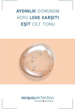 Acqua Perfection Aydınlatıcı ve Leke Karşıtı, Koyu Leke Karşıtı ve Cilt Tonu Eşitleyici Arbutin Serum (%3 Arbutin, Niacinamide) 30ml Hamilelik & Güneş Leke Karşıtı