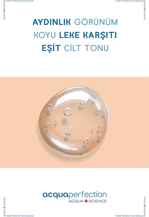 Acqua Perfection Aydınlatıcı ve Leke Karşıtı, Koyu Leke Karşıtı ve Cilt Tonu Eşitleyici Arbutin Serum (%3 Arbutin, Niacinamide) 30ml Hamilelik & Güneş Leke Karşıtı
