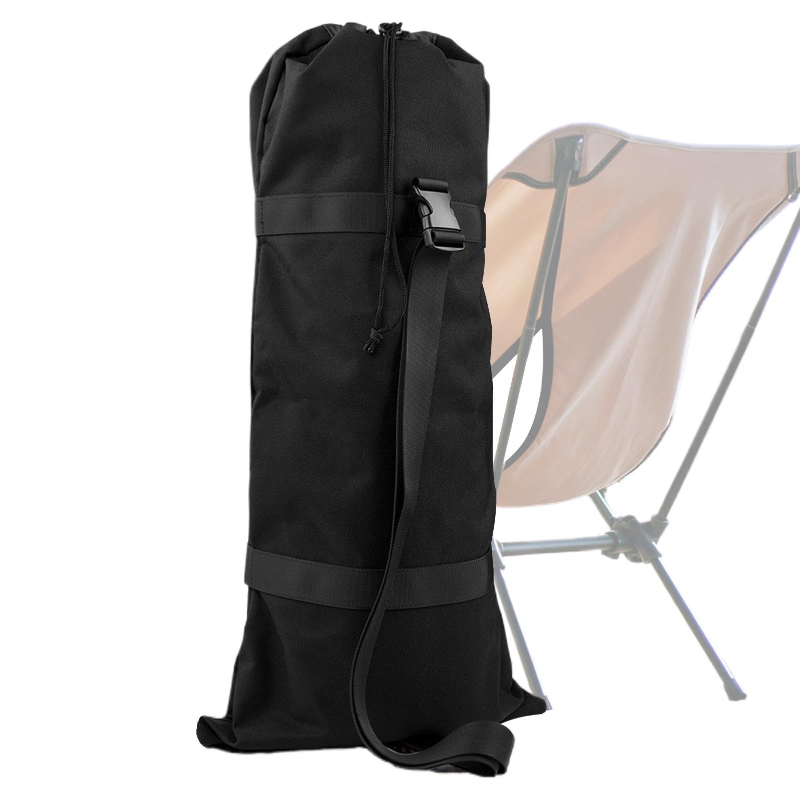 Sac de rangement chaise pliante camping pochette transport noir