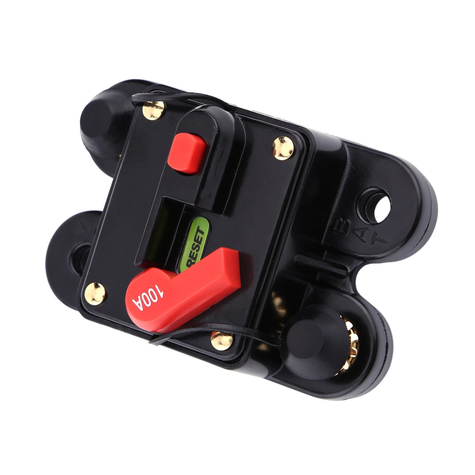 Wyłącznik Obwodowy, DC12 V Wyłącznik Automatyczny do Samochodów Morskich łodzi Rower Stereo Audio Reset Bezpiecznik 80-300A (100A)