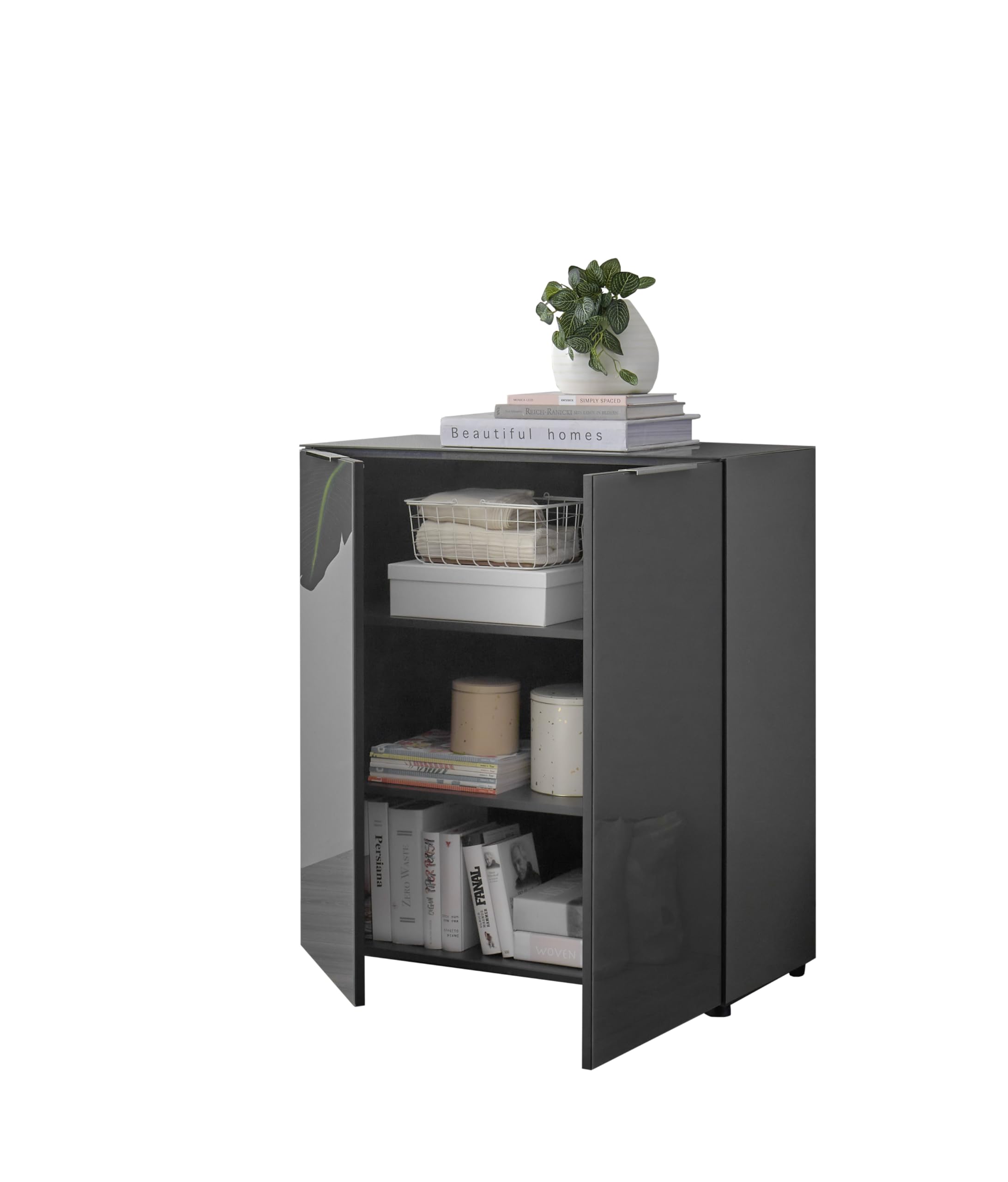 MB Muebles Bonitos | Vetrina Luke V2 | Larghezza 40 x Altezza 128 x Profondità 29 cm | Mobili in