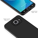 Pikkme Samsung Galaxy J7 Max Back Cover Soft Matte Liquid Silicone TPU | Camera Protection | Shockproof Slim Back Case for Samsung Galaxy J7 Max (Black) gallery image