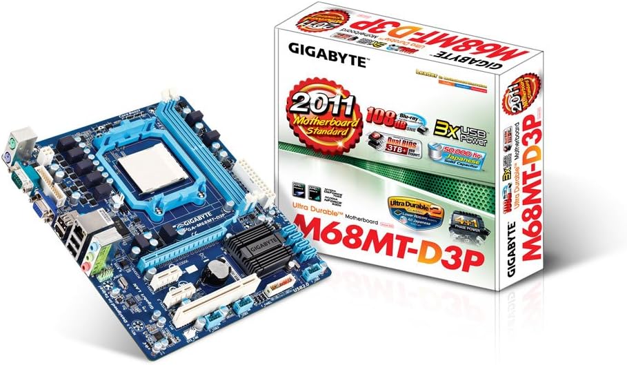 Gigabyte GAM68MTD3 Desktop Micro ATX Motherboard