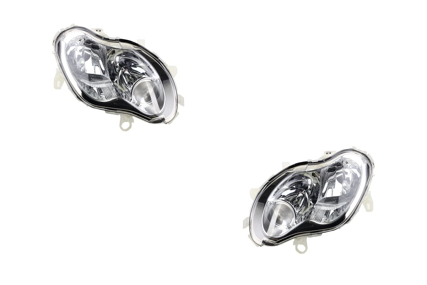 Fari Alogeni Completi Johns Per Chevrolet Captiva (06/2006-04/2011) - Set Destro E Sinistro Con Motore Livellamento - 4