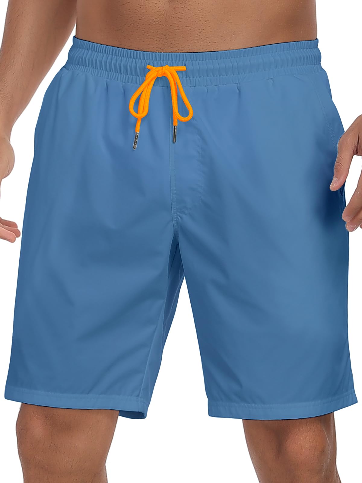 RELLECIGA Men's Board Shorts Quick Dry 9 Inch Swim Trunk with Mesh Lining