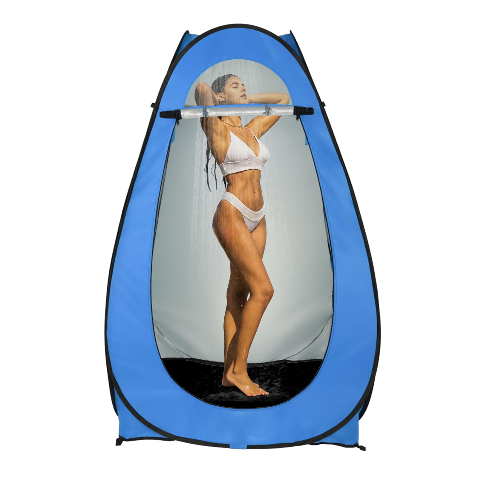 Outvita Pop Up Shower Tent, Instant Privacy Camping Changing & Toilet Tent, 6.23FT Portable Outdoor Shelter for Hiking Fishing Picnic Beach with
