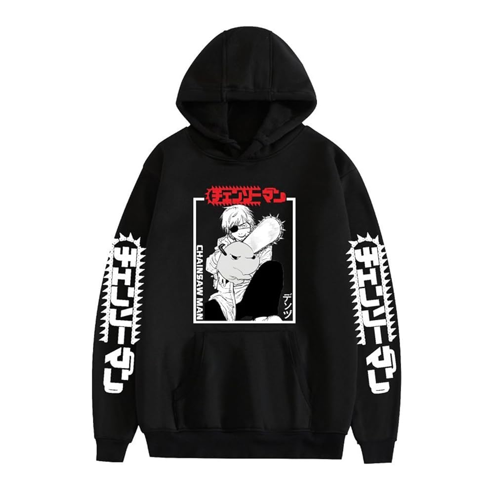 Amazon.com: GO2COSY Anime Chainsaw Man Hoodie Jacket