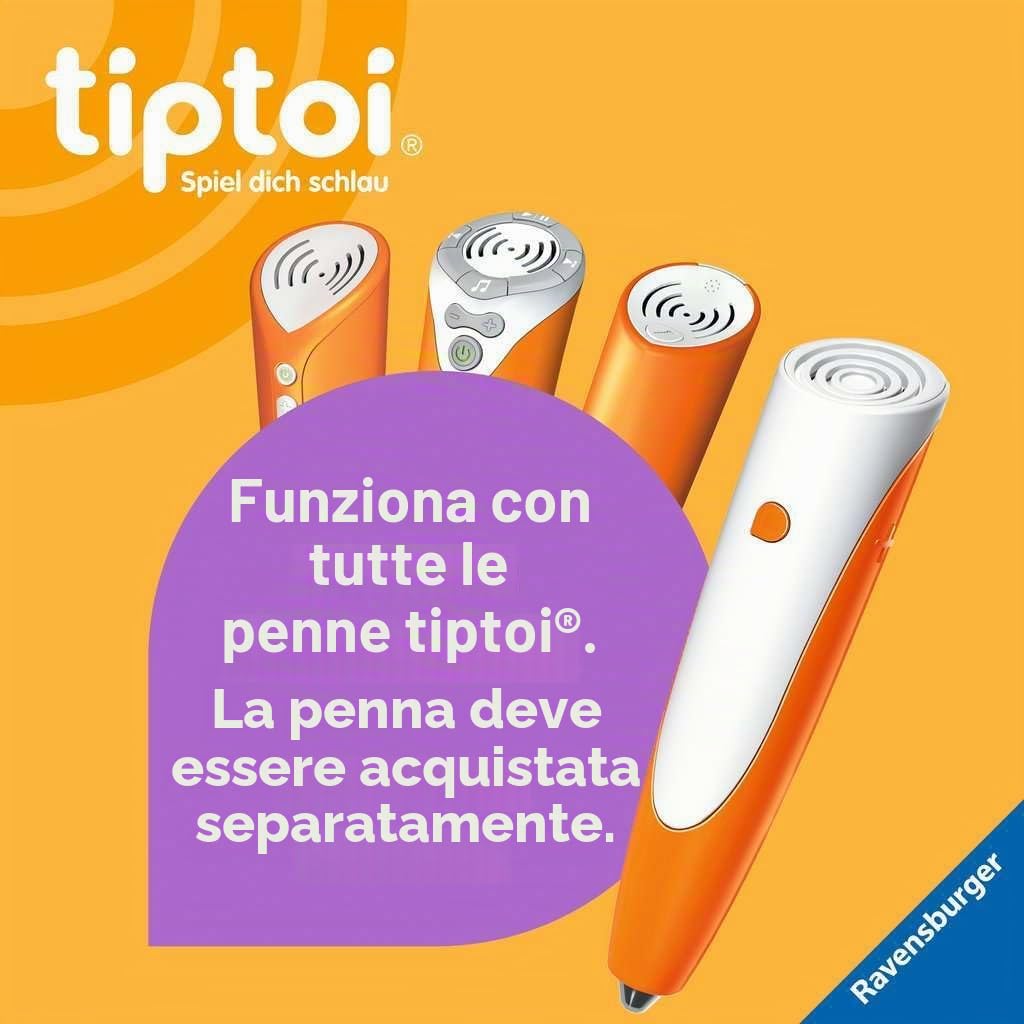 Ravensburger tiptoi game 00107 - Il globo interattivo della conoscenza - globo didattico per bambini dai 7 anni in su, giocattoli per maschi e femmine, per 1-4 giocatori
