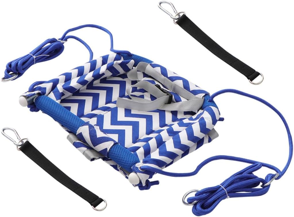 Outdoor Decorative Swing for Boy Girl Comfortable Canvas Hanging Swing Chair for Backyard Play and Family Bonding Easy to Clean Multi-Scene Use Bright Colors